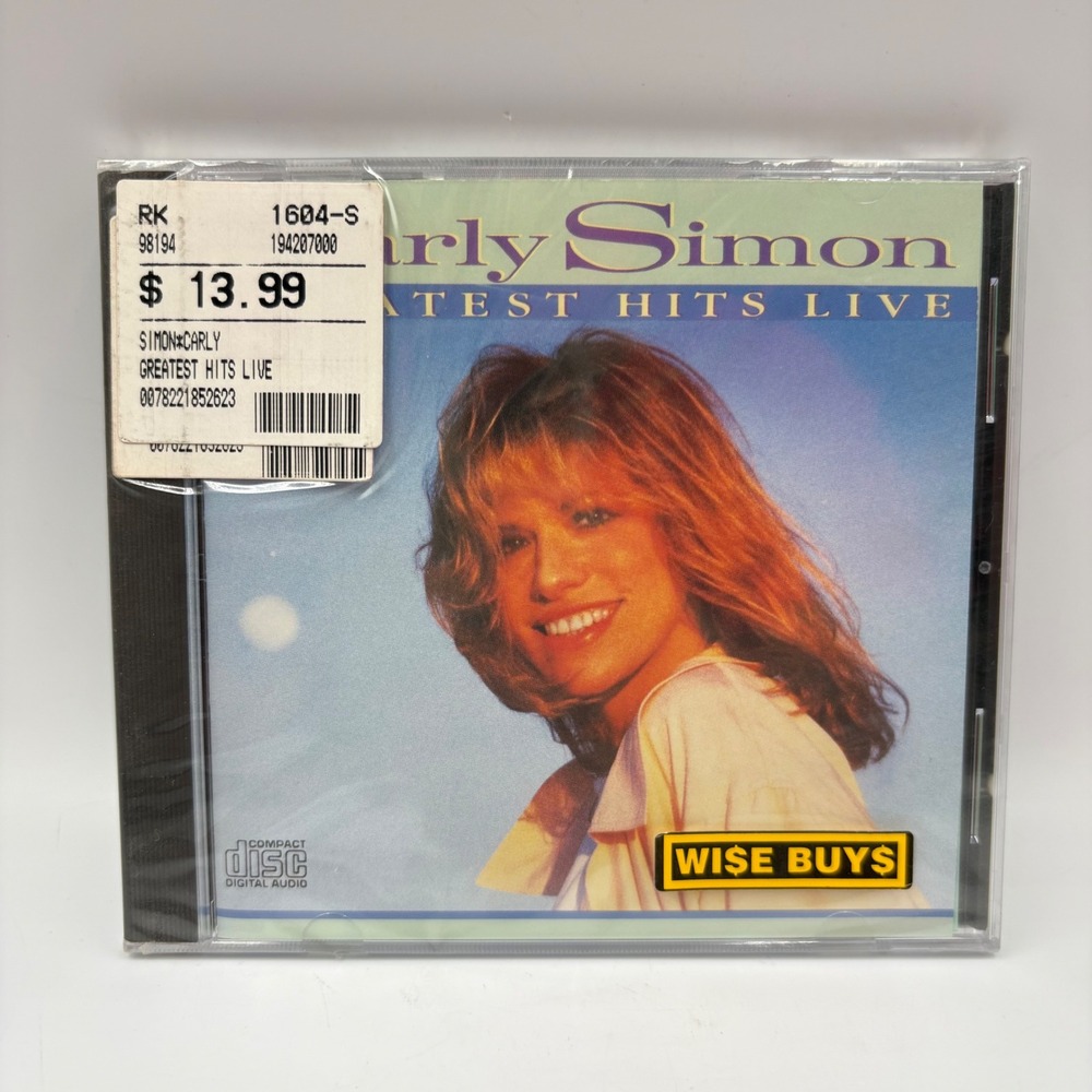 Carly Simon Greatest Hits Live CD New Sealed Arista ARCD-8526